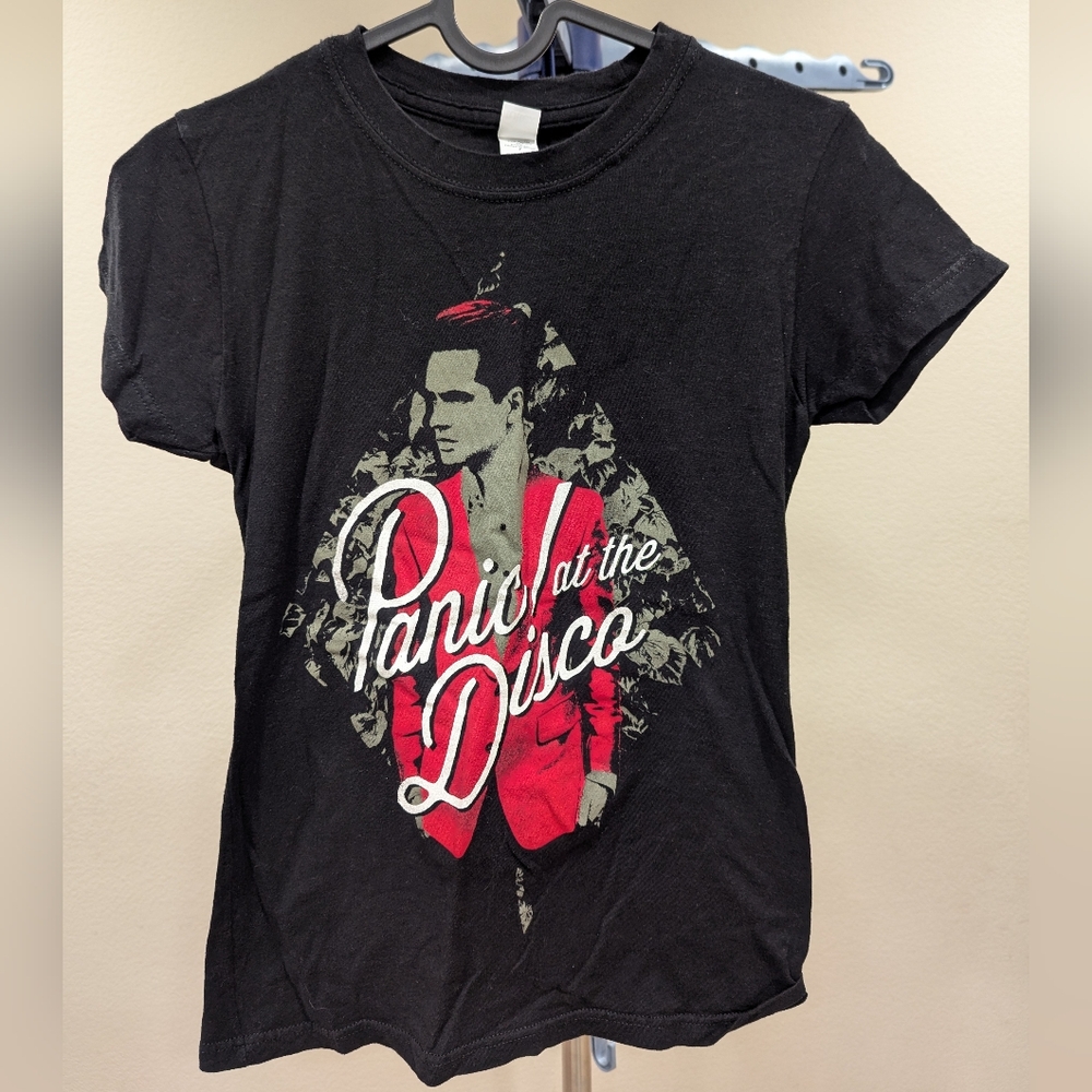Panic! At The Disco Diamond Red Jacket T-Shirt Juniors S Brendon Urie